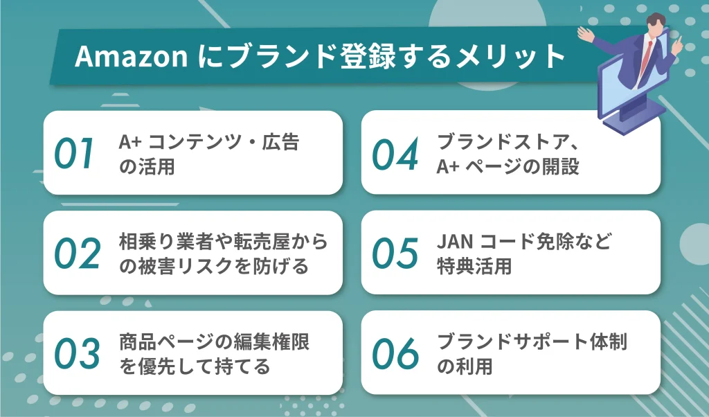 Amazonにブランド登録するメリット