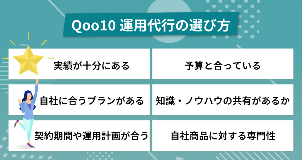 Qoo10運用代行の選び方