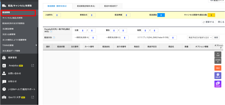 配送管理