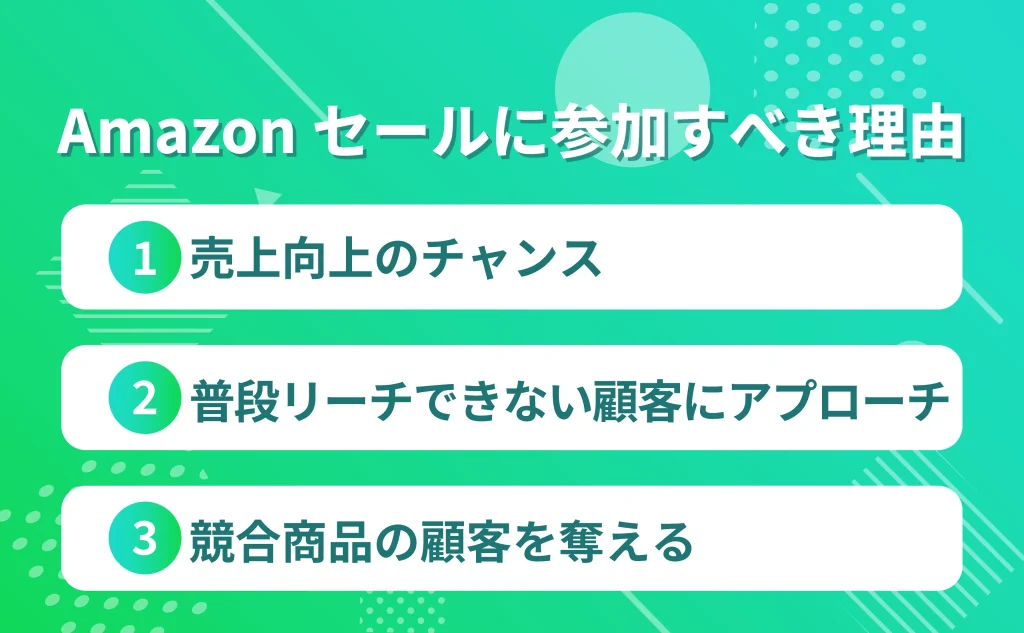 Amazonセールに参加するべき理由とは