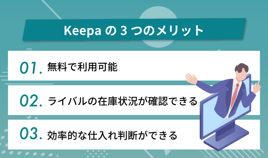 Keepa3つのメリット