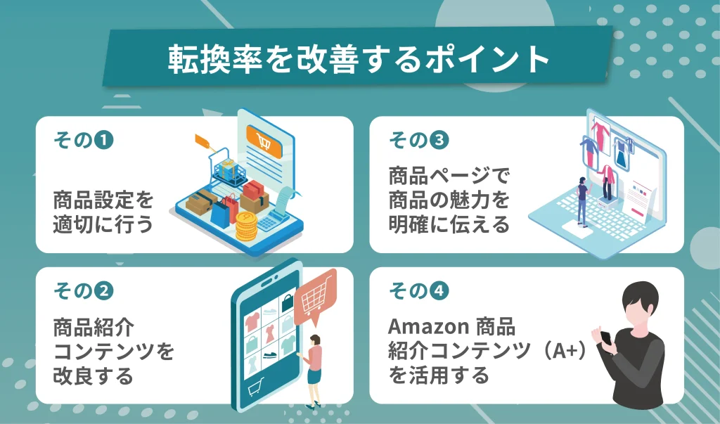 Amazonの転換率を改善するポイント